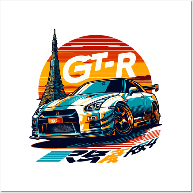 Nissan GTR35 Wall Art by Vehicles-Art